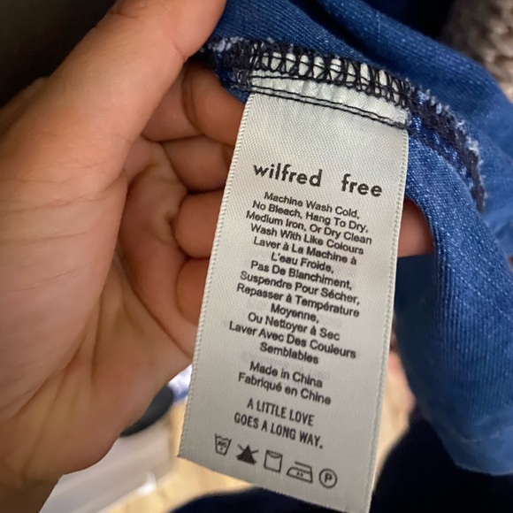 Wilfred free/ Aritzia denim dress - Picture 6 of 7